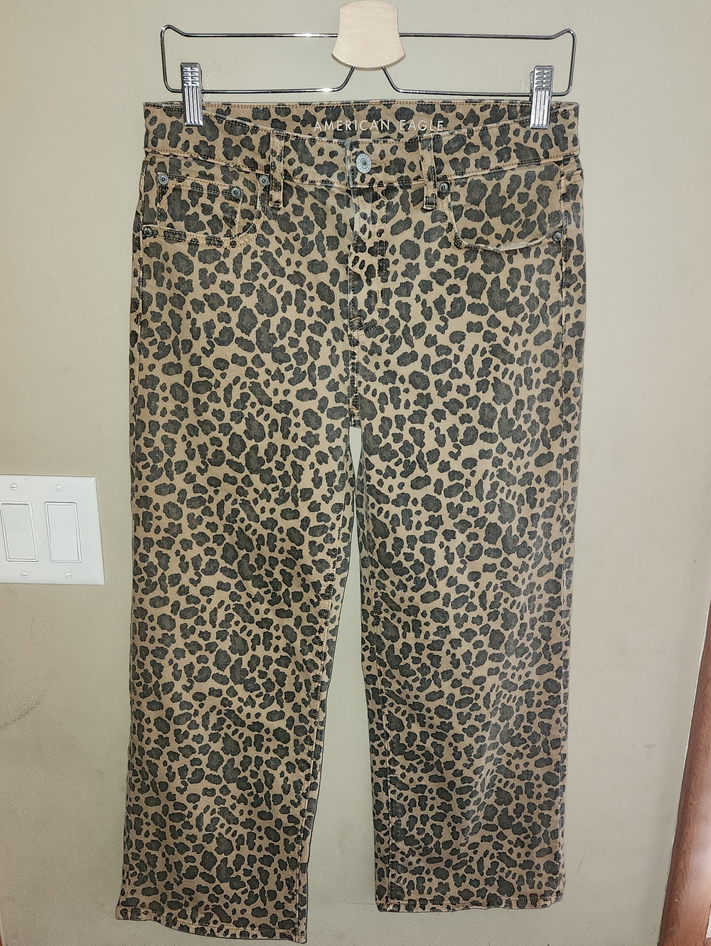 American Eagle Cheetah Print Pants Size 2short